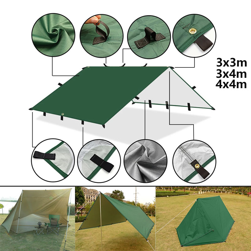 Outdoor Camping Automatic Quick Opening Tent - 4x4m 4x3m 3x3m 19 asmak puan