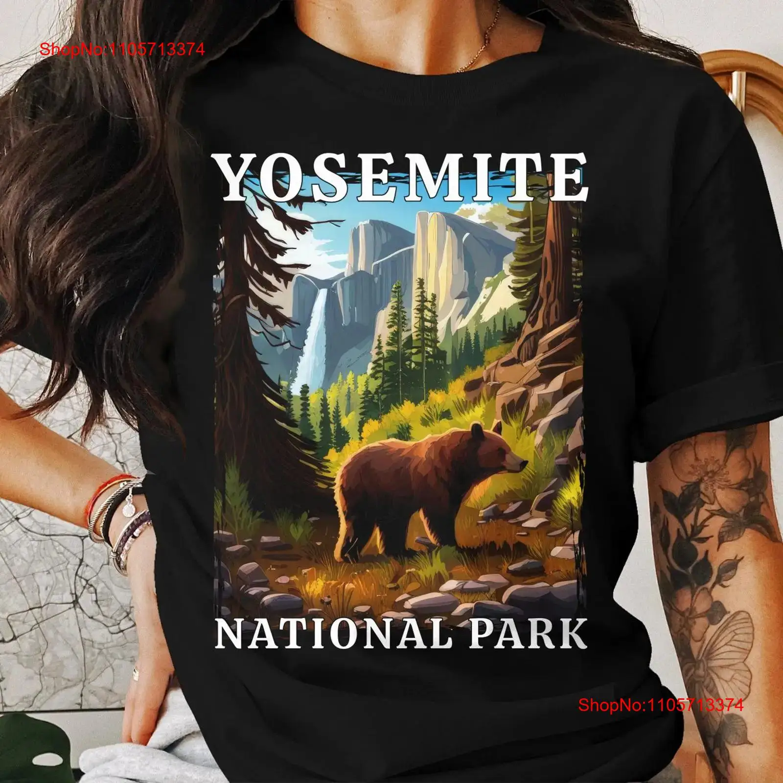 Outdoor Camping Yosemite - Yosemite Ulusal Parkı Kaliforniya Kamp Tişörtü