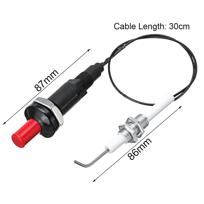 Outdoor Camping Burner - Basma Düğmesi Piezo Ateşleyici Kablo Kıvılcım