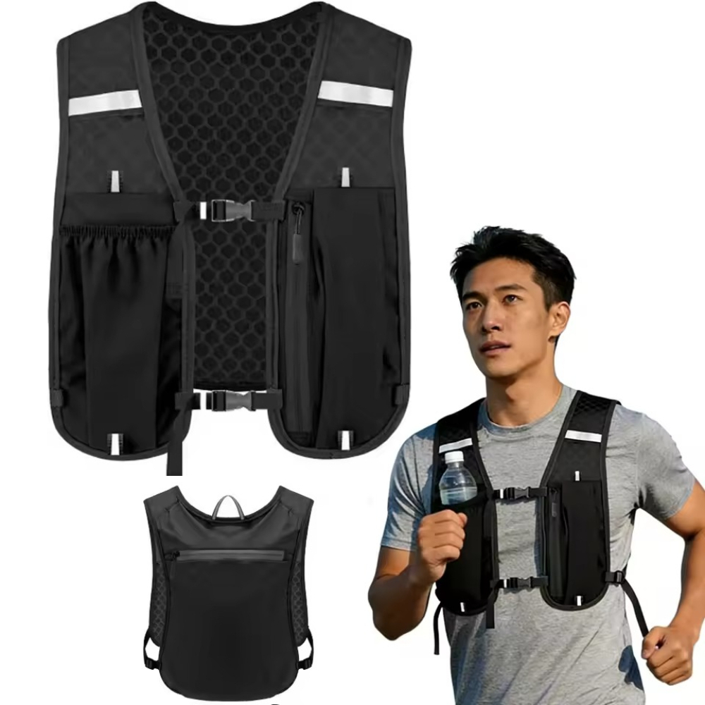 Outdoor Camping Vest - Kadınlar ve Erkekler için Koşu Hidrasyon