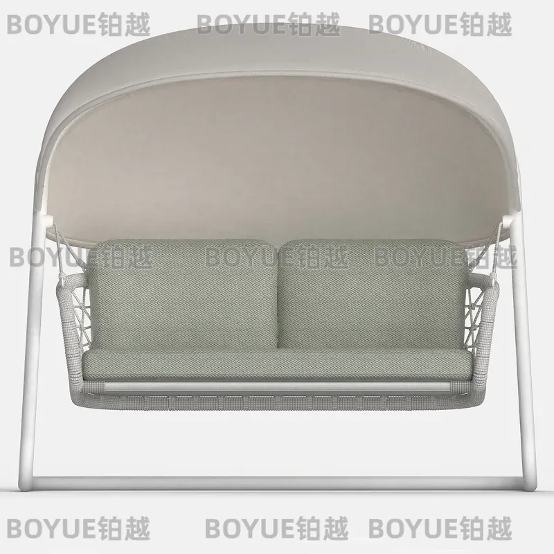 Outdoor Camping Rocking Chair - Mavi Su Geçirmez Açık Hava Salıncak