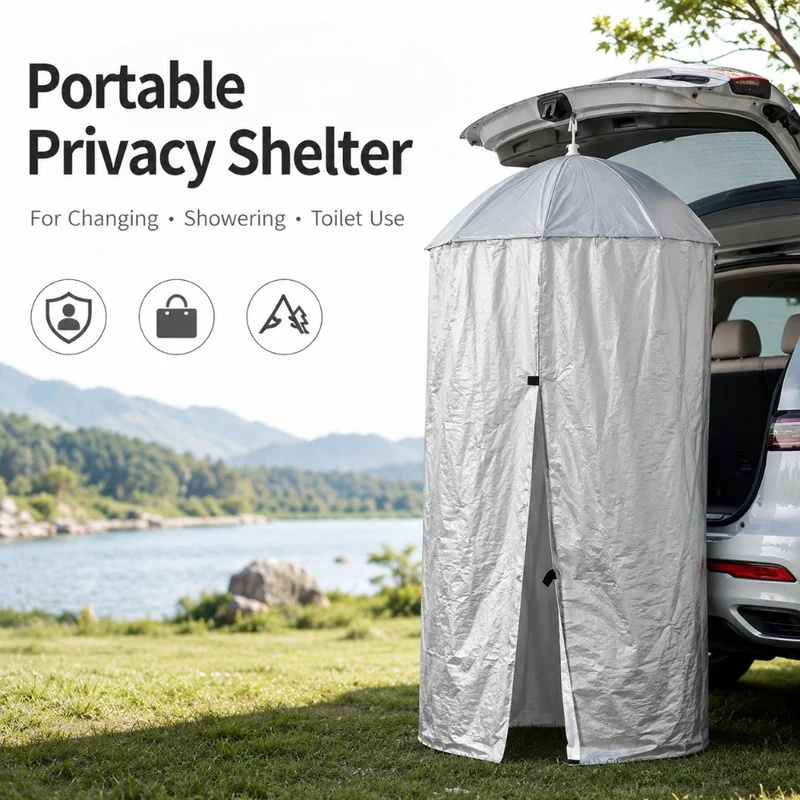 Outdoor Camping Automatic Quick Opening Tent - Açık Hava Taşınabilir Asılı Gizlilik Çadırı,