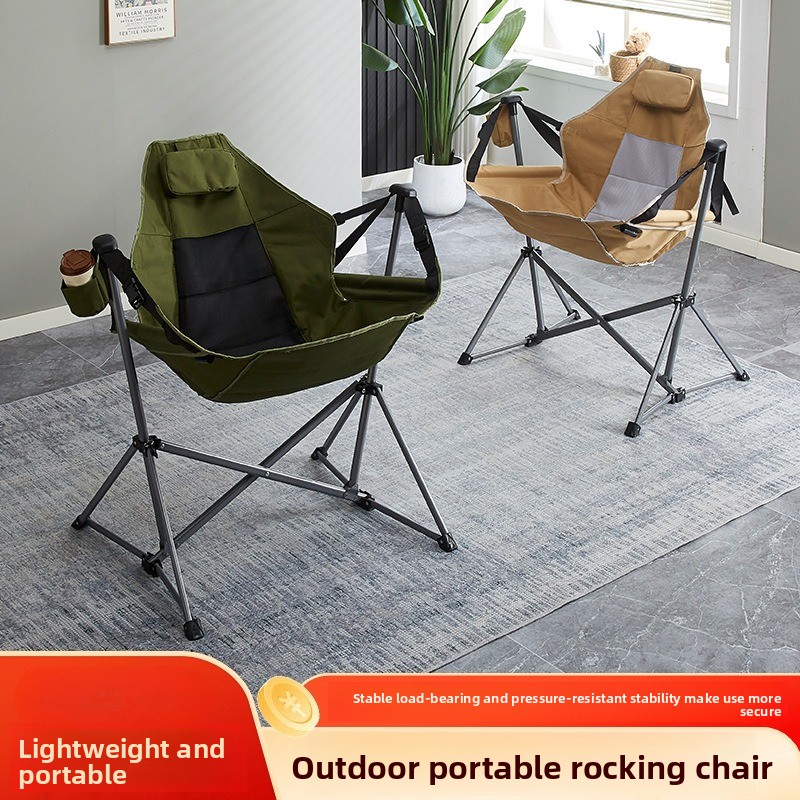 Outdoor Camping Rocking Chair - Hafif ve Taşınabilir Açık Hava Kamp