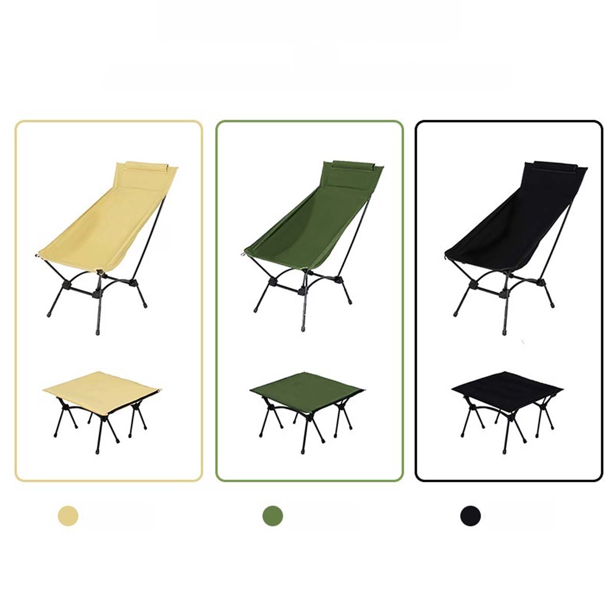 Outdoor Camping Rocking Chair - Çok Fonksiyonlu Kamp Ay Sandalyesi Açık