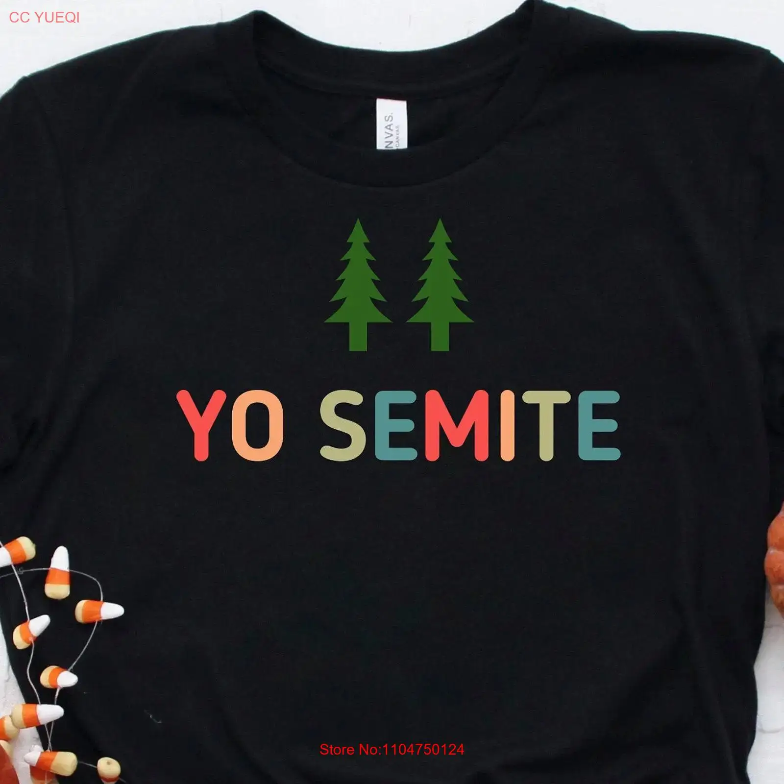Outdoor Camping Yosemite - Yo Semite Tişört Yosemite Kampçılık Açık
