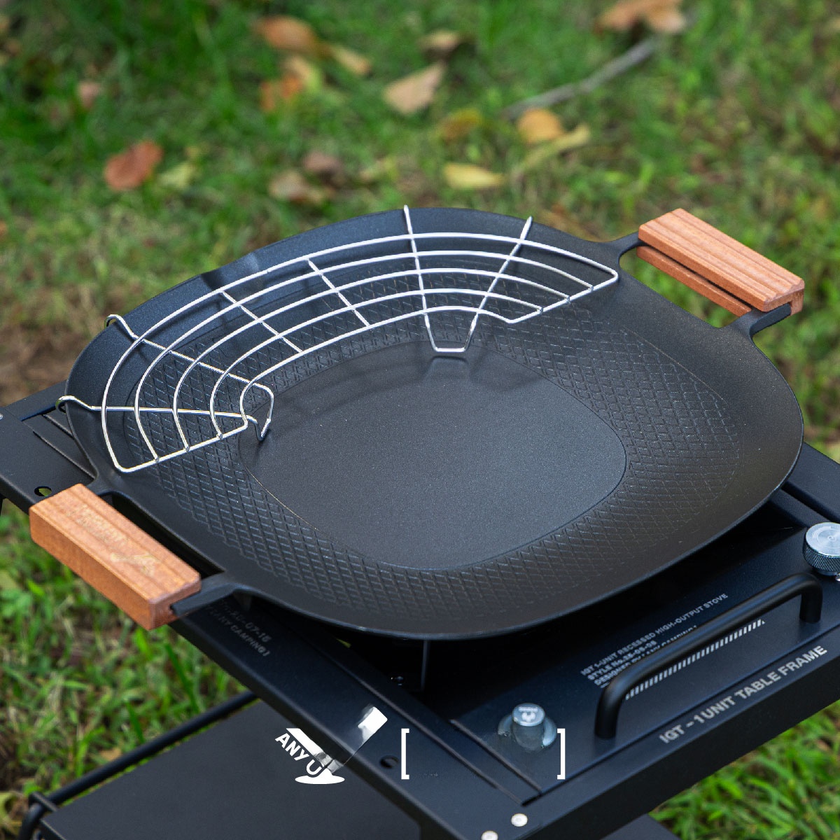 Outdoor Camping Utensils - Açık Hava Kampı Barbekü Izgara Tavası