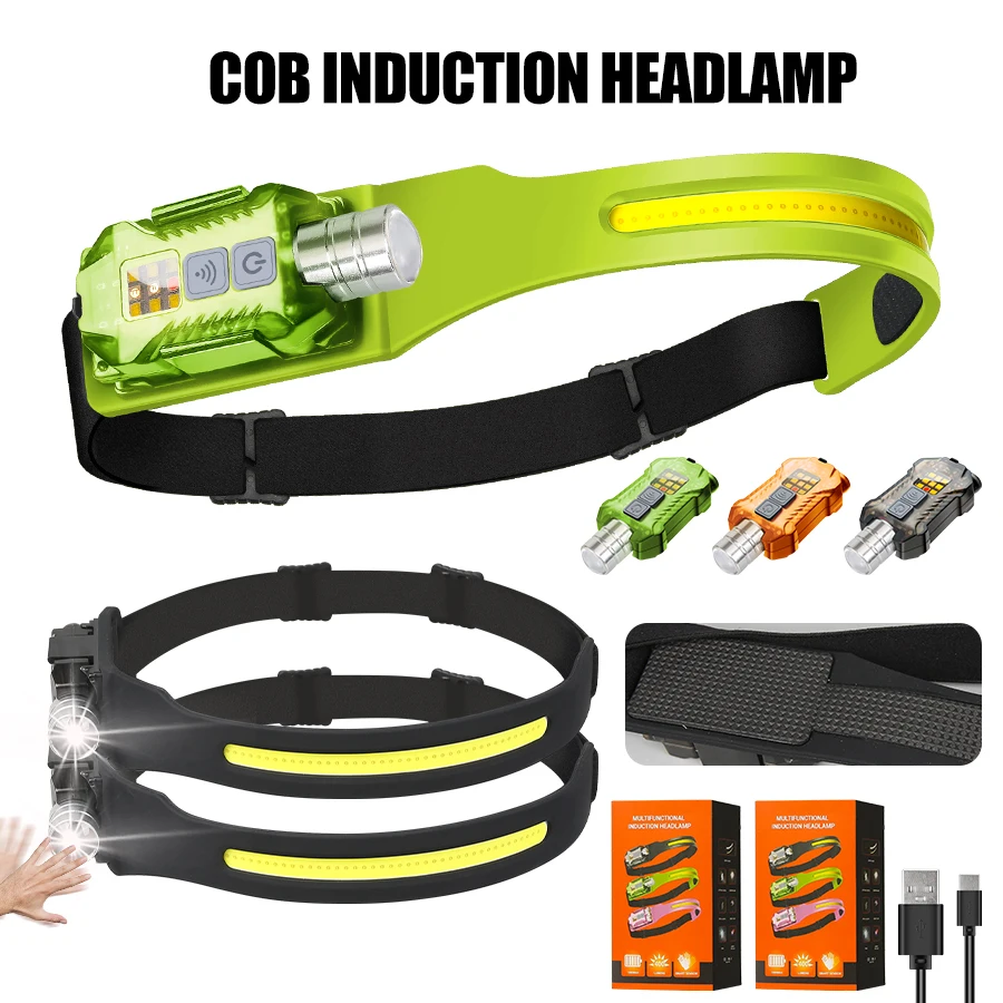 Outdoor Camping And Fishing - Güçlü LED Far Taşınabilir Şarj Edilebilir