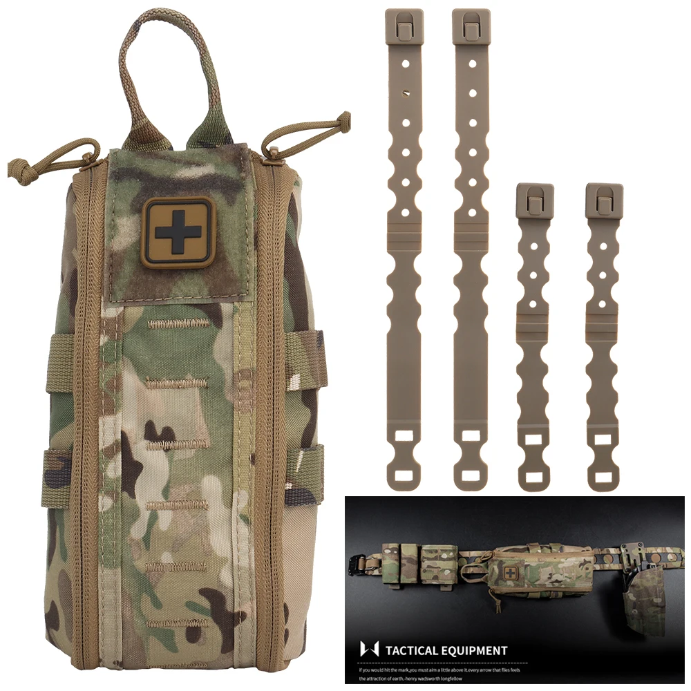 Outdoor Camping Vest - Kamp ilk yardım kiti MOLLE bel