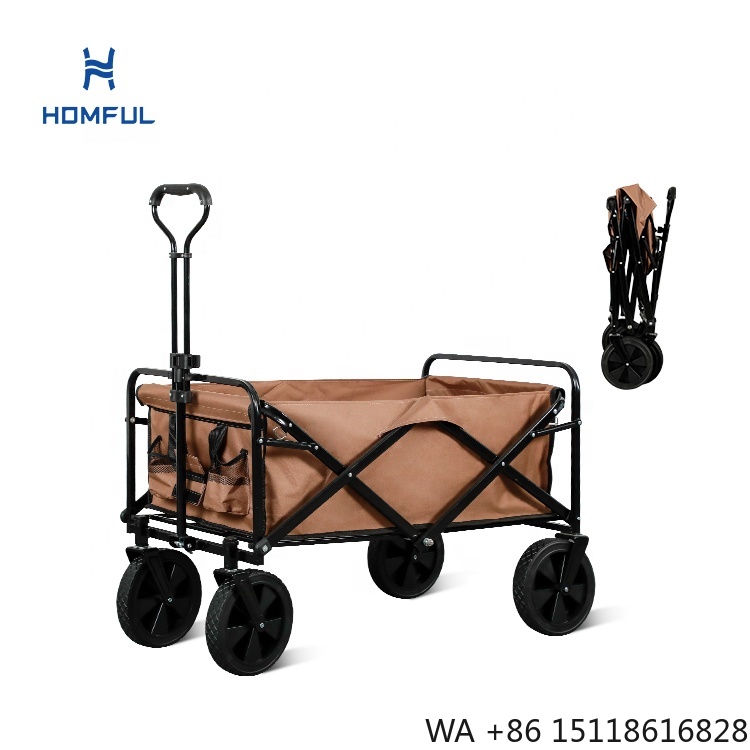 Outdoor Camping And Fishing - HOMFUL Balıkçılık Bollerwagen Katlanabilir Kamp Arabası
