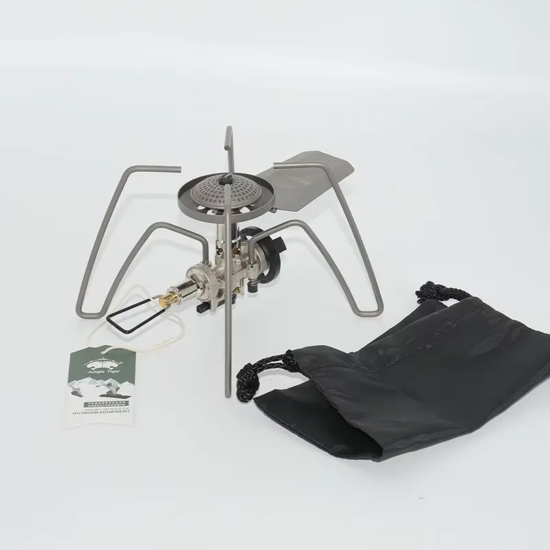 Outdoor Camping Burner - Taşınabilir Katlanabilir Titanyum Kamp Sobası 2900W