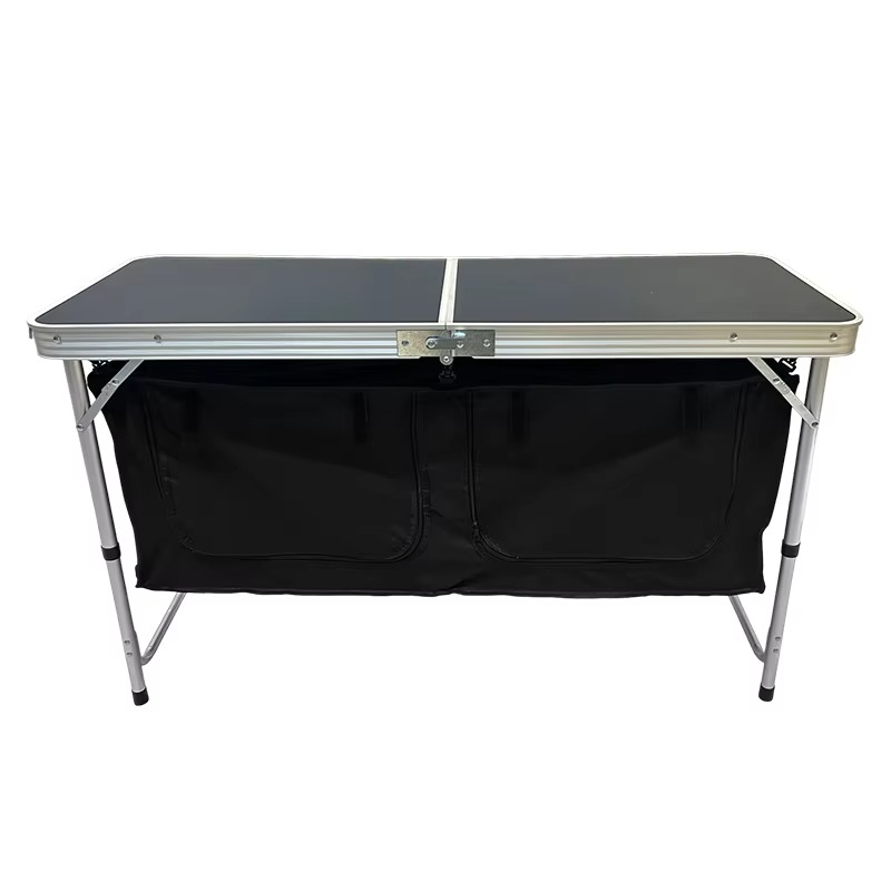 Outdoor Camping Kitchen Table - Taşınabilir alüminyum alaşımlı katlanabilir kamp mutfak