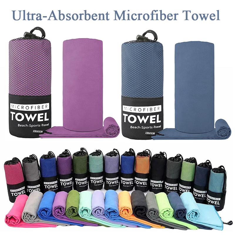 Camp Towel Microfiber - Çabuk kuruyan spor havlusu 40X80/76X152CM mikrofiber