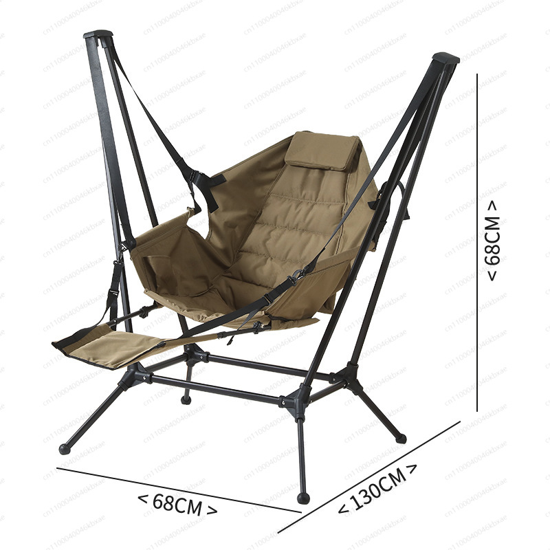 Outdoor Camping Rocker - 3'ü 1 Arada Taşınabilir Kamp Sandalyesi