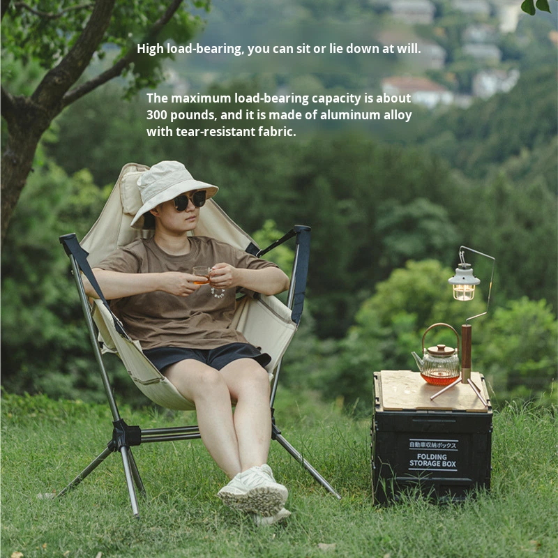 Outdoor Camping Rocking Chair - Açık Hava Katlanır Sallanan/Salıncak Sandalye Kamp