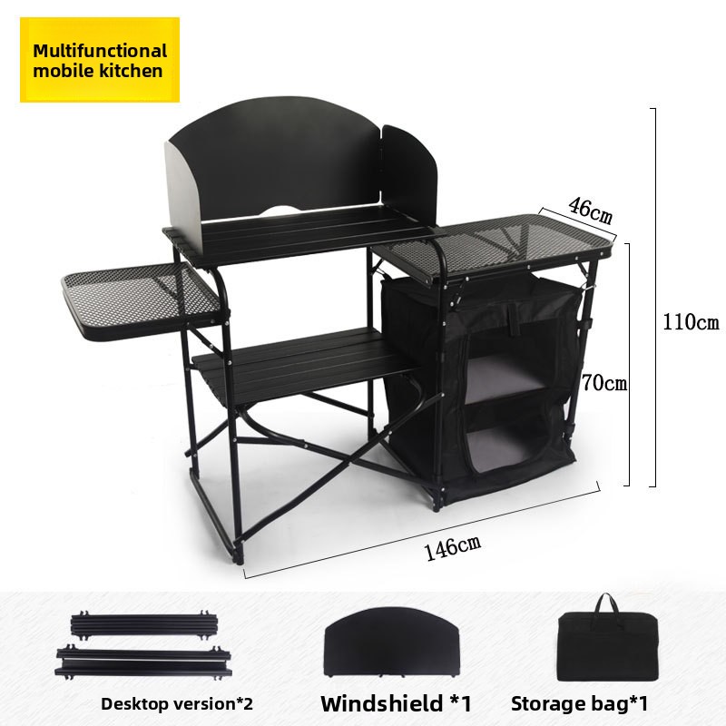 Çok Fonksiyonlu Açık Hava Mobi - Outdoor Camping Kitchen Table incelemesi ve fiyatı
