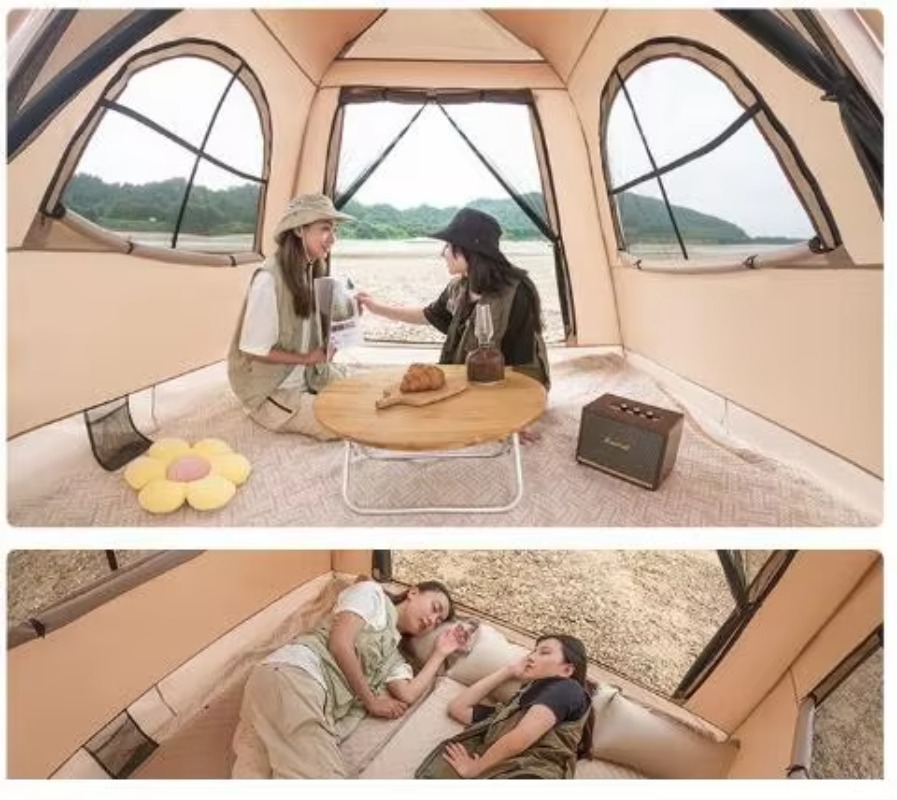 Fabrika Çıkışlı Portatif Şişme - Outdoor Camping Automatic Quick Opening Tent incelemesi ve fiyatı