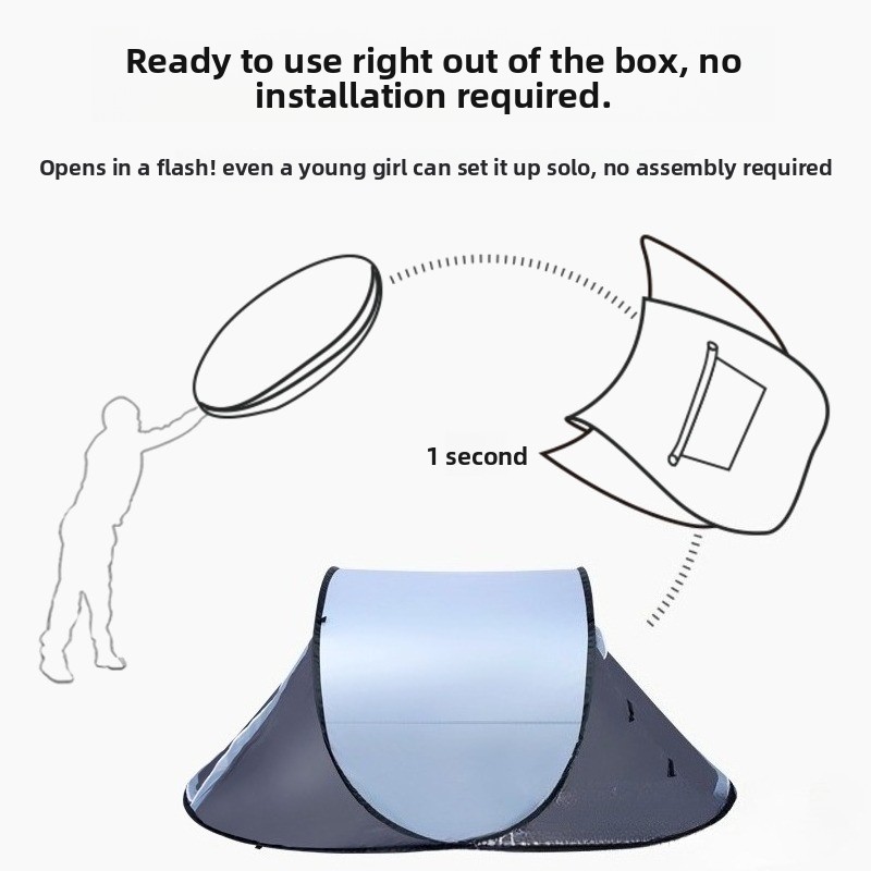 Elle Açılan Pop-Up Tekne Çadır - Outdoor Camping Automatic Quick Opening Tent incelemesi ve fiyatı