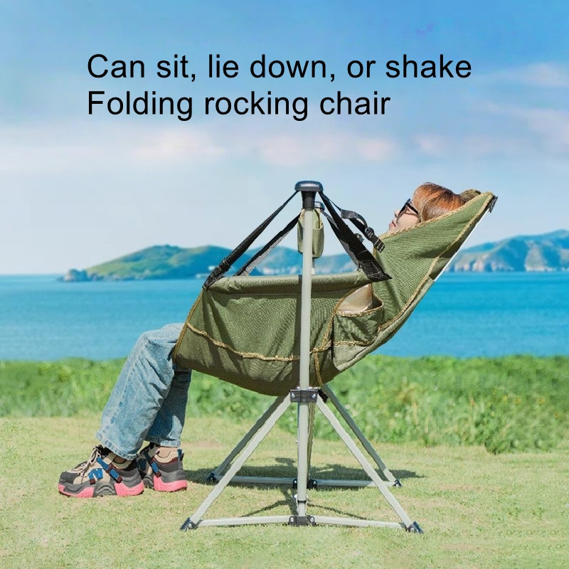 Açık hava seyahat sallanan san - Outdoor Camping Rocking Chair incelemesi ve fiyatı