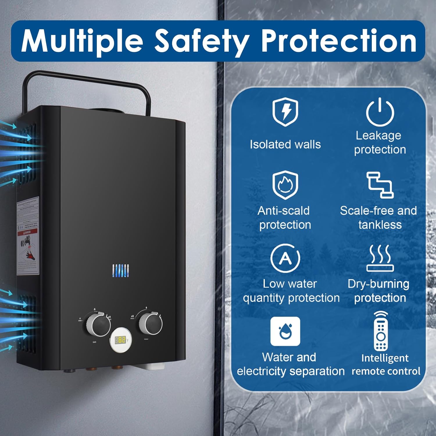 Tankless Su Isıtıcısı Propan,  - Outdoor Camping Trailer incelemesi ve fiyatı