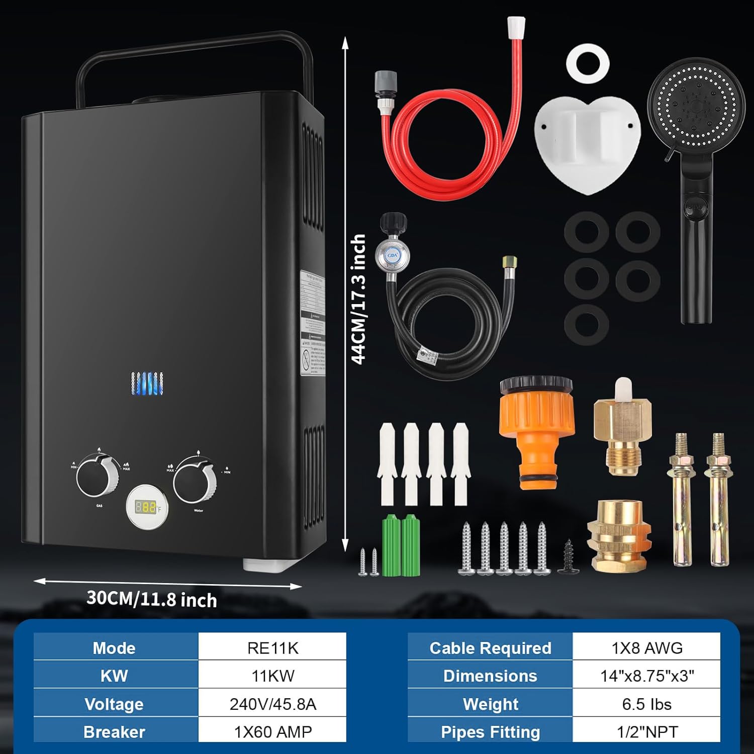 Tankless Su Isıtıcısı Propan,  - Outdoor Camping Trailer incelemesi ve fiyatı