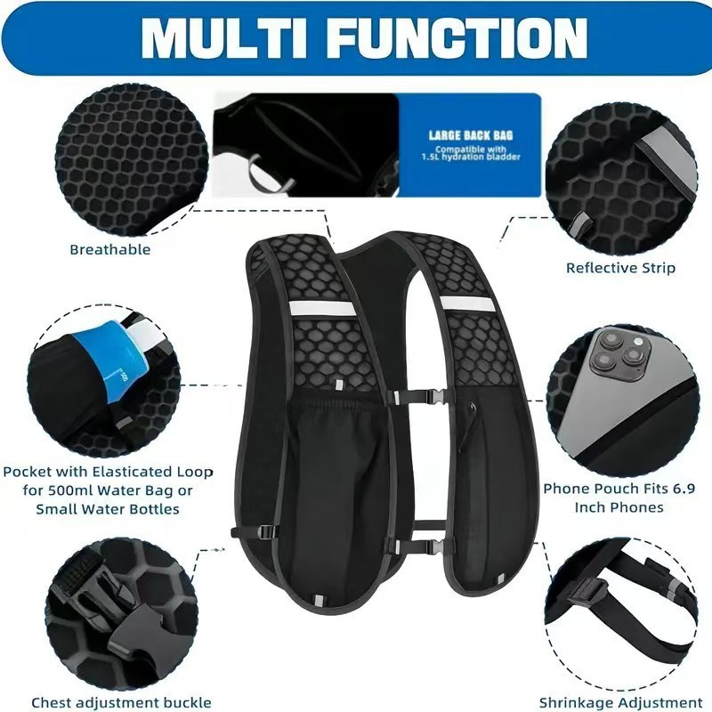 Kadınlar ve Erkekler için Koşu - Outdoor Camping Vest incelemesi ve fiyatı