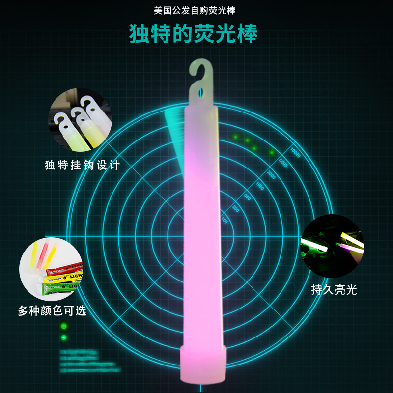 5 adet/10 adet 6 inç taktik fl - Glow Sticks Survival incelemesi ve fiyatı