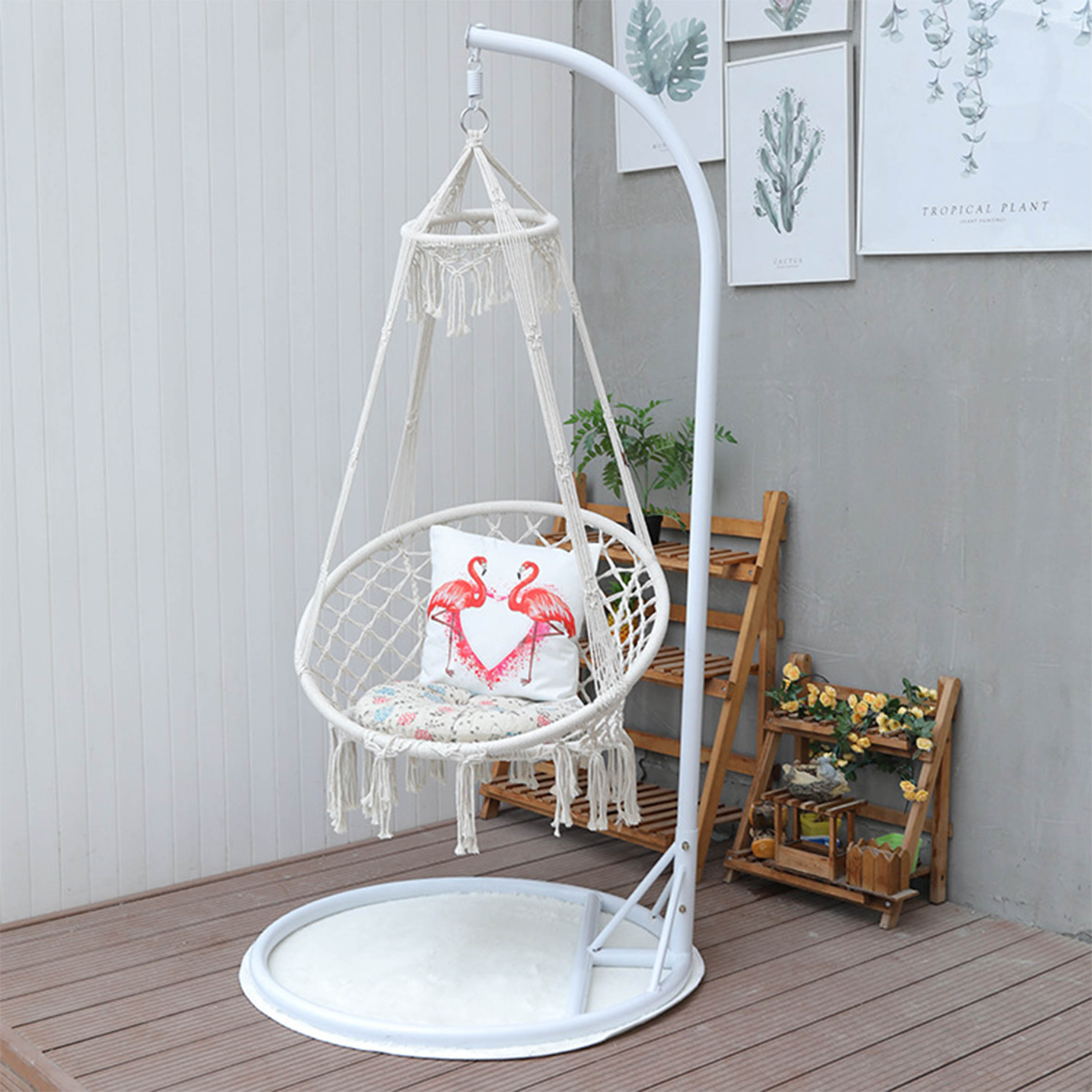 3 Kişilik Bahçe Rattan Halat S - Outdoor Camping Rocking Chair incelemesi ve fiyatı