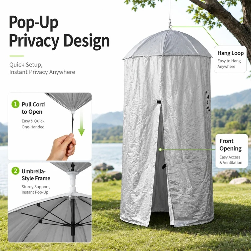Açık Hava Taşınabilir Asılı Gi - Outdoor Camping Automatic Quick Opening Tent incelemesi ve fiyatı