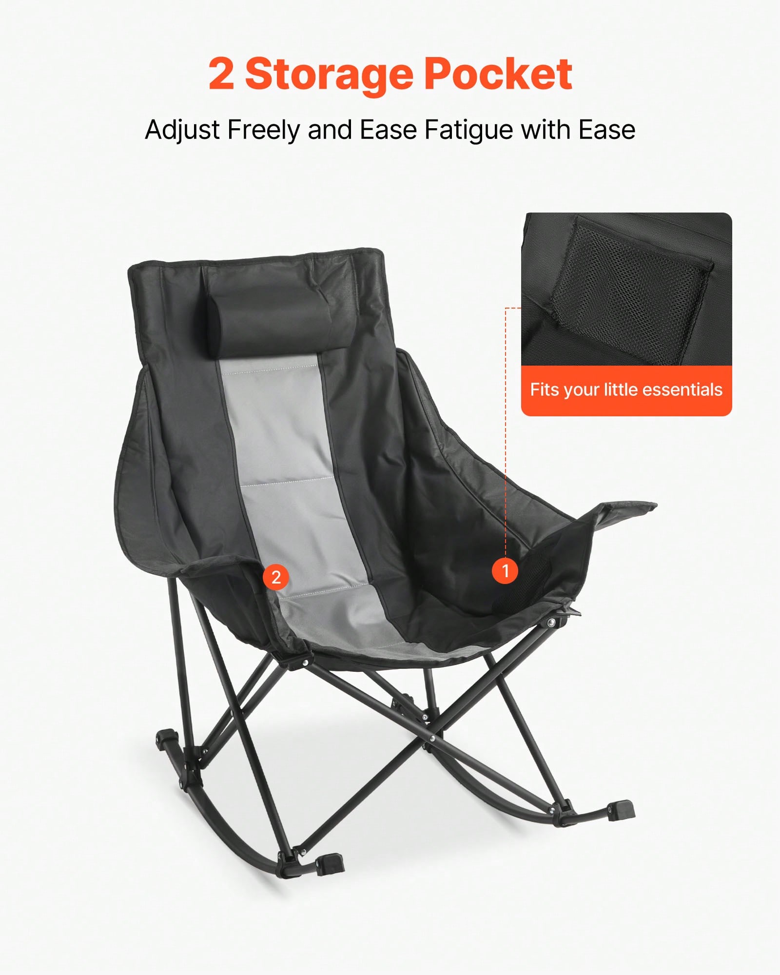 Sallanan Kamp Sandalyesi, Taşı - Outdoor Camping Rocker incelemesi ve fiyatı