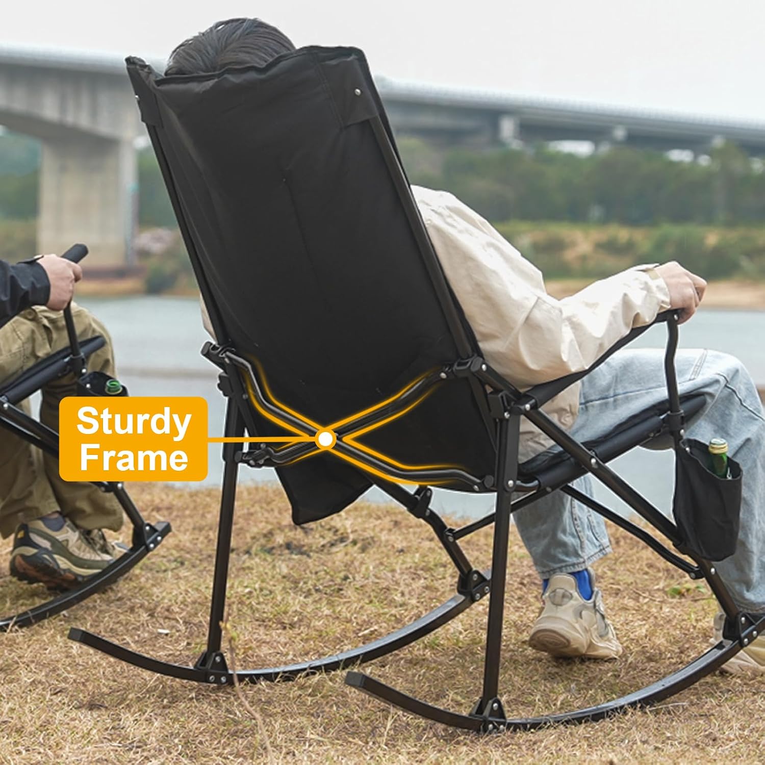 Yüksek Sırtlı Taşınabilir Sall - Outdoor Camping Rocker incelemesi ve fiyatı
