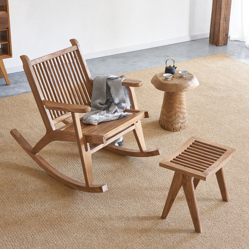Yüce güzellik eski karaağaç di - Outdoor Camping Rocking Chair incelemesi ve fiyatı