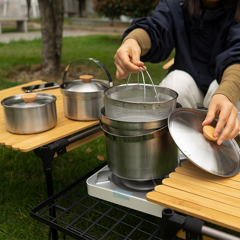 NOBANA Yeni Açık Paslanmaz Çel - Outdoor Camping Kitchen Table incelemesi ve fiyatı
