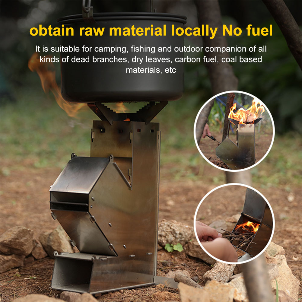 Taşınabilir Sökülebilir Odun S - Outdoor Camping Burner incelemesi ve fiyatı
