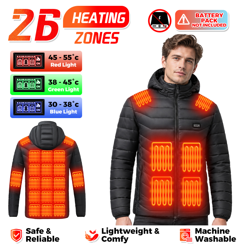 Isıtmalı Ceket, 26 Isıtma Bölg - Outdoor Camping Heater incelemesi ve fiyatı