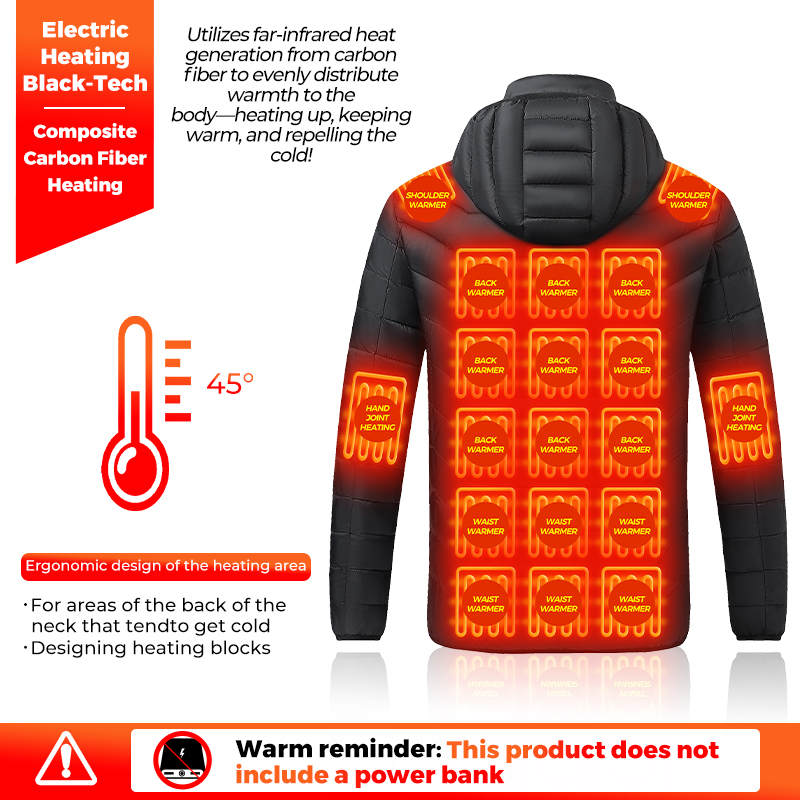 Isıtmalı Ceket, 26 Isıtma Bölg - Outdoor Camping Heater incelemesi ve fiyatı