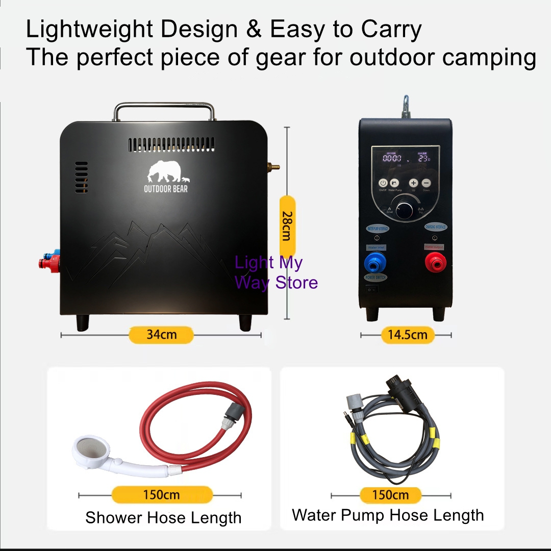 Açık Hava Taşınabilir Gazlı Su - Outdoor Camping Heater incelemesi ve fiyatı