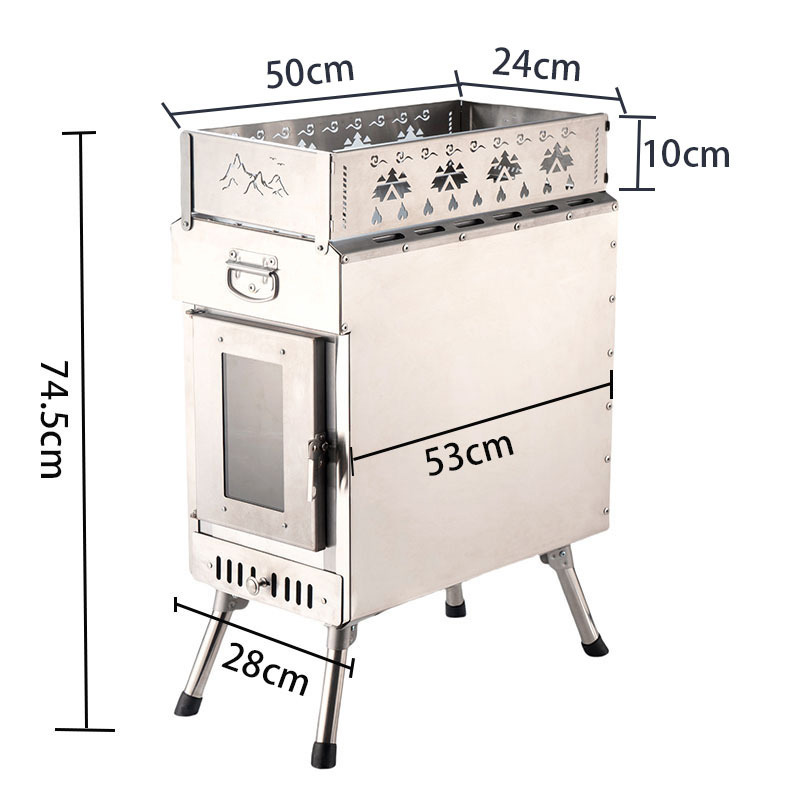 Taşınabilir Sauna Sobası Odun  - Outdoor Camping Heater incelemesi ve fiyatı