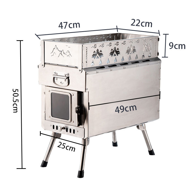 Taşınabilir Sauna Sobası Odun  - Outdoor Camping Heater incelemesi ve fiyatı