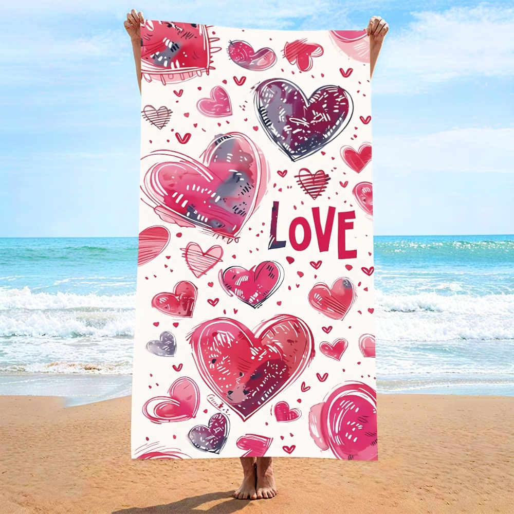 Kalp Sembolü Banyo Havlusu 27x - Camp Towel Microfiber incelemesi ve fiyatı