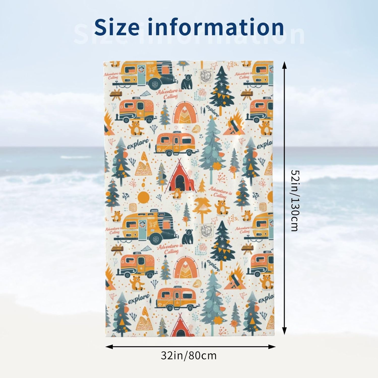 Kamp Macerası Plaj Havlusu Mik - Camp Towel Microfiber incelemesi ve fiyatı