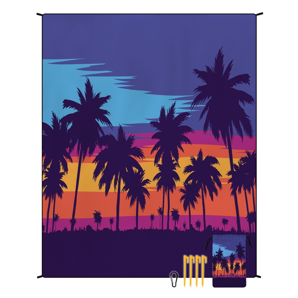 Palmiye Ağacı Plaj Havlusu 71x - Camp Towel Microfiber incelemesi ve fiyatı