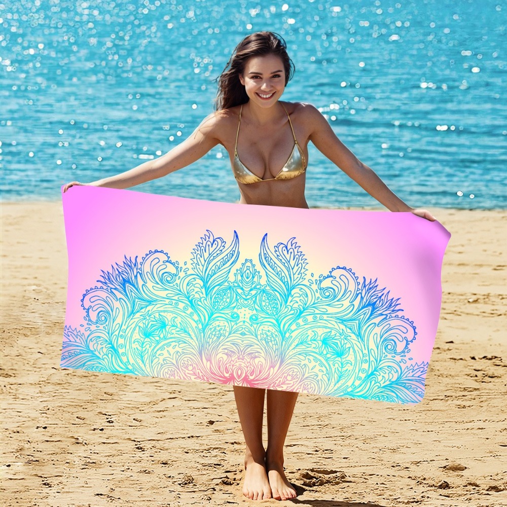 Gizemli Desenli Plaj Havlusu 8 - Camp Towel Microfiber incelemesi ve fiyatı