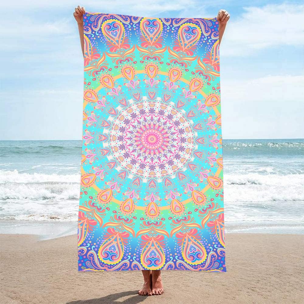 Gizemli Desenli Plaj Havlusu 8 - Camp Towel Microfiber incelemesi ve fiyatı